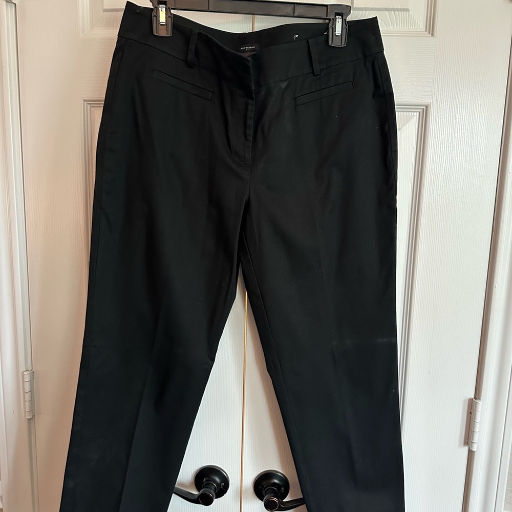 Ann Taylor Curvy Black Trousers